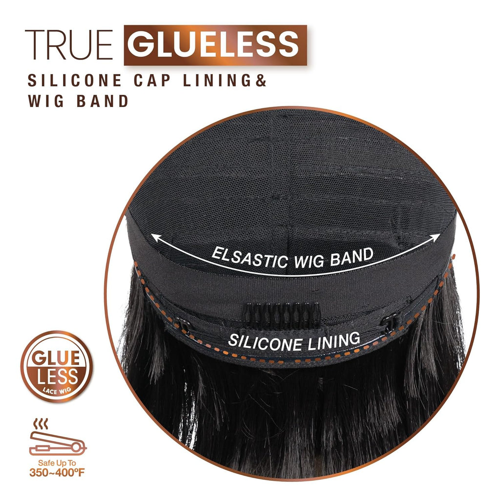 Bare Lace Ypart Lacewigs - Jordyn Lacefront Glueless Synthetic 180 Degree Preplucked Hairline (1 JETBLACK)