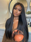 5X7 Wear and Go Glueless Wigs Human Hair Straight Wigs OQ Hair Glueless Wigs Human Hair Pre Cut Lace Front Wigs Human Hair Pre Plucked Beginner Friendly for Women 22Inch