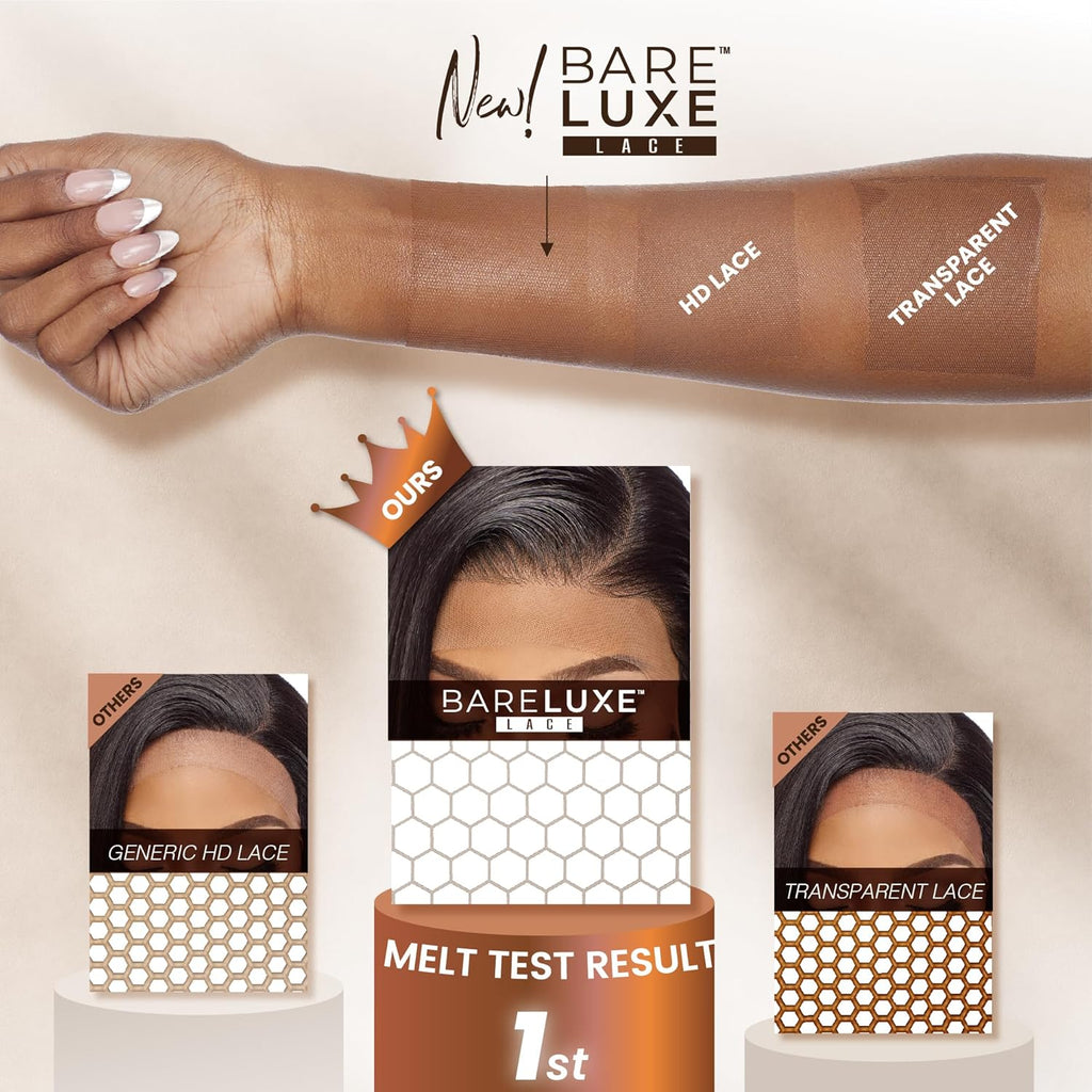 Bare Lace Ypart Lacewigs - Jordyn Lacefront Glueless Synthetic 180 Degree Preplucked Hairline (1 JETBLACK)