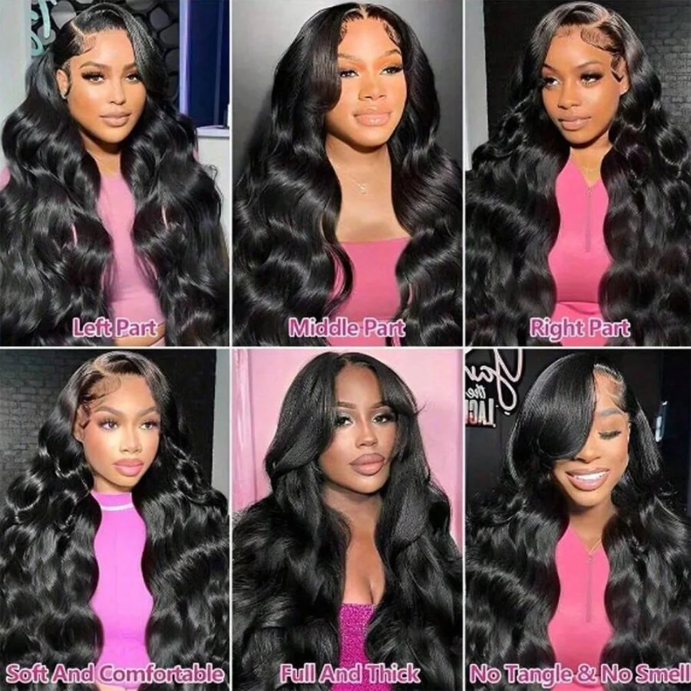 30 Inch Wear And Go Glueless Wigs Human Hair  Pre Cut Lace Front Wigs Human Hair 4x4 Body Wave Human Hair Wig For Women  Wigs