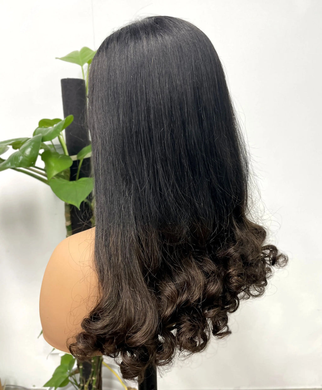 2x6 HD Lace Vietnamese Human Hair Wigs with Curly Ends Double Drawn Wavy Curly Raw Virgin Hair Wigs PrePlucked for Women