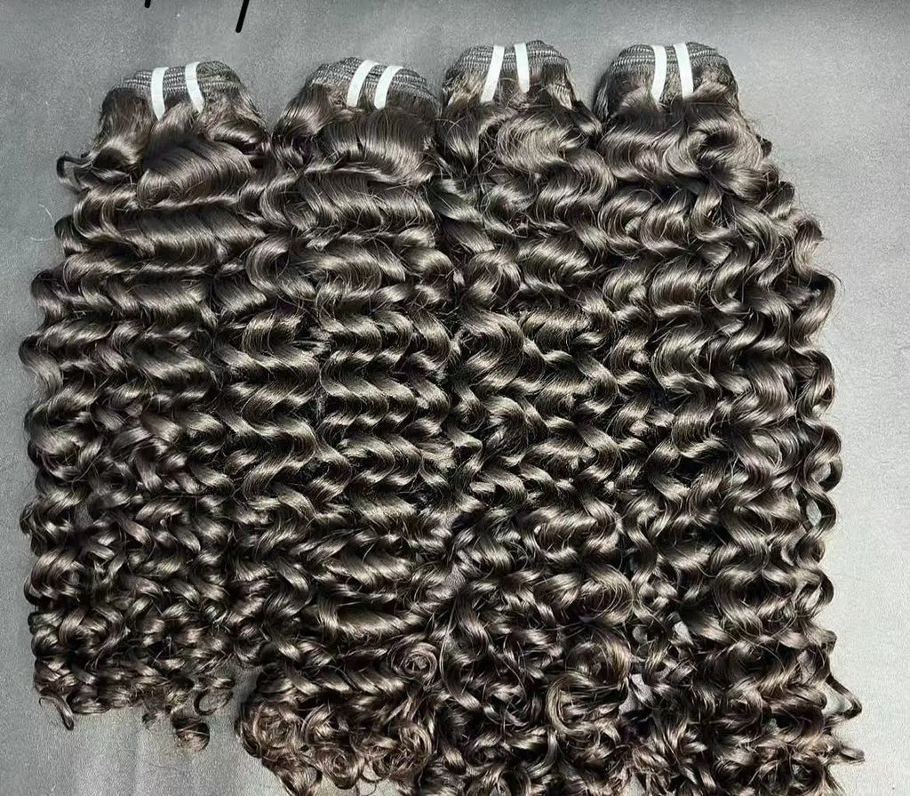 Wholesale Raw Hair Vendor Unprocessed Raw Human Hair Indian Raw Wavy Hair Bundles Raw Natural Wavy