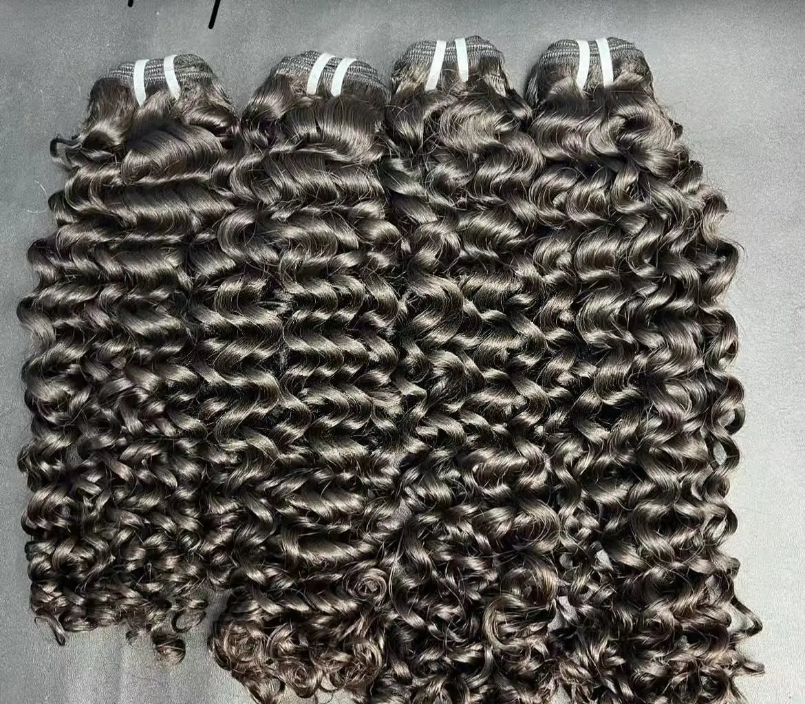 Wholesale Raw Hair Vendor Unprocessed Raw Human Hair Indian Raw Wavy Hair Bundles Raw Natural Wavy