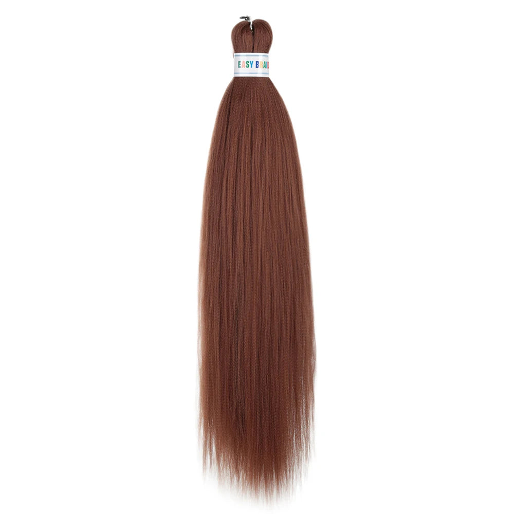 Ez Braid  26Inch Crochet Hair Ombre Pre Stretched Synthetic Braiding Hair Expression