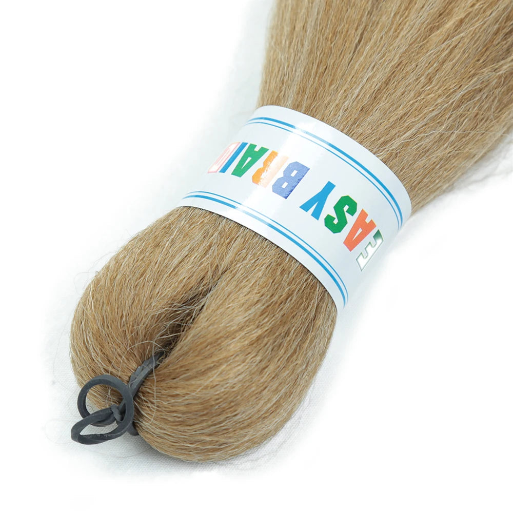 Ez Braid  26Inch Crochet Hair Ombre Pre Stretched Synthetic Braiding Hair Expression