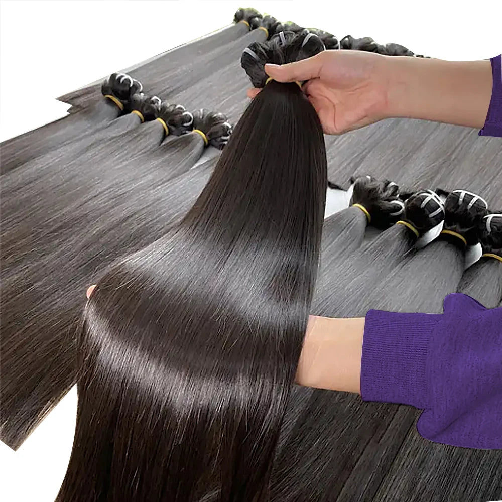 Raw Human Hair Bundles Indian Body Wave Virgin Human Hair 100% Human Hair Weave Extensions Wholesale Vendor