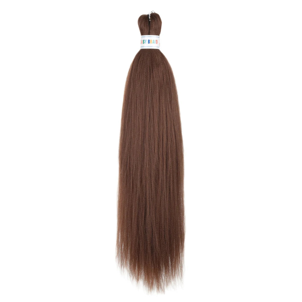 Ez Braid  26Inch Crochet Hair Ombre Pre Stretched Synthetic Braiding Hair Expression