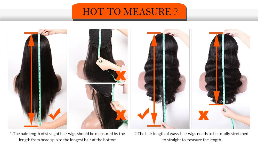 Glueless Wig Human Hair Ready To Wear Highlight Straight 13x6 HD Lace Front Human Hair Wigs For Women Preplucked Brazilian Hair