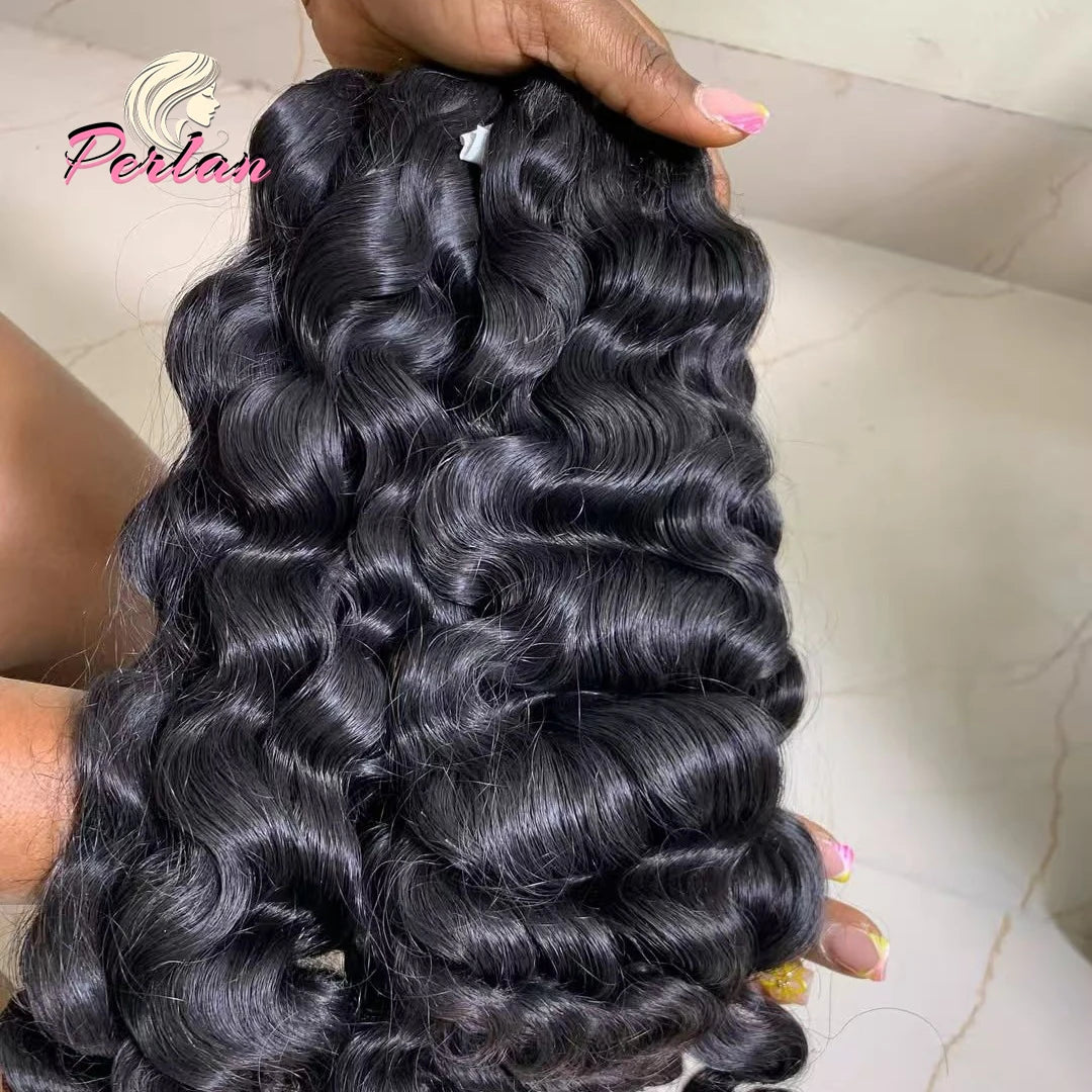Natural Virgin Curly Human Hair Bundles Raw Indian Hair Extensions Cuticle Aligned Virgin Hair From India