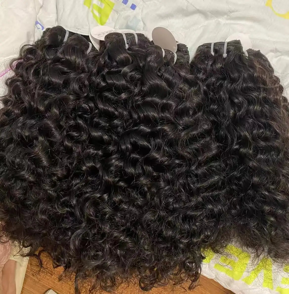Drop Shipping 100% Unprocessed Virgin Hair Wholesale Burmese Curly Hair Raw Indian Wavy Hair Bundles