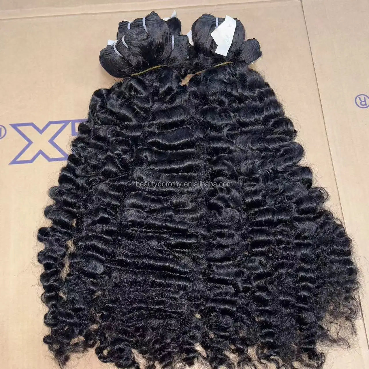 Wholesale Raw Hair Vendor Unprocessed Raw Human Hair Indian Raw Wavy Hair Bundles Raw Natural Wavy
