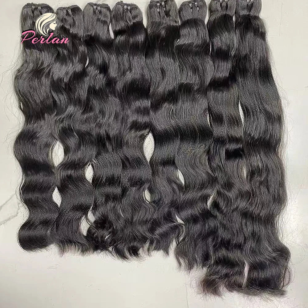 Raw Human Hair Bundles Indian Body Wave Virgin Human Hair 100% Human Hair Weave Extensions Wholesale Vendor
