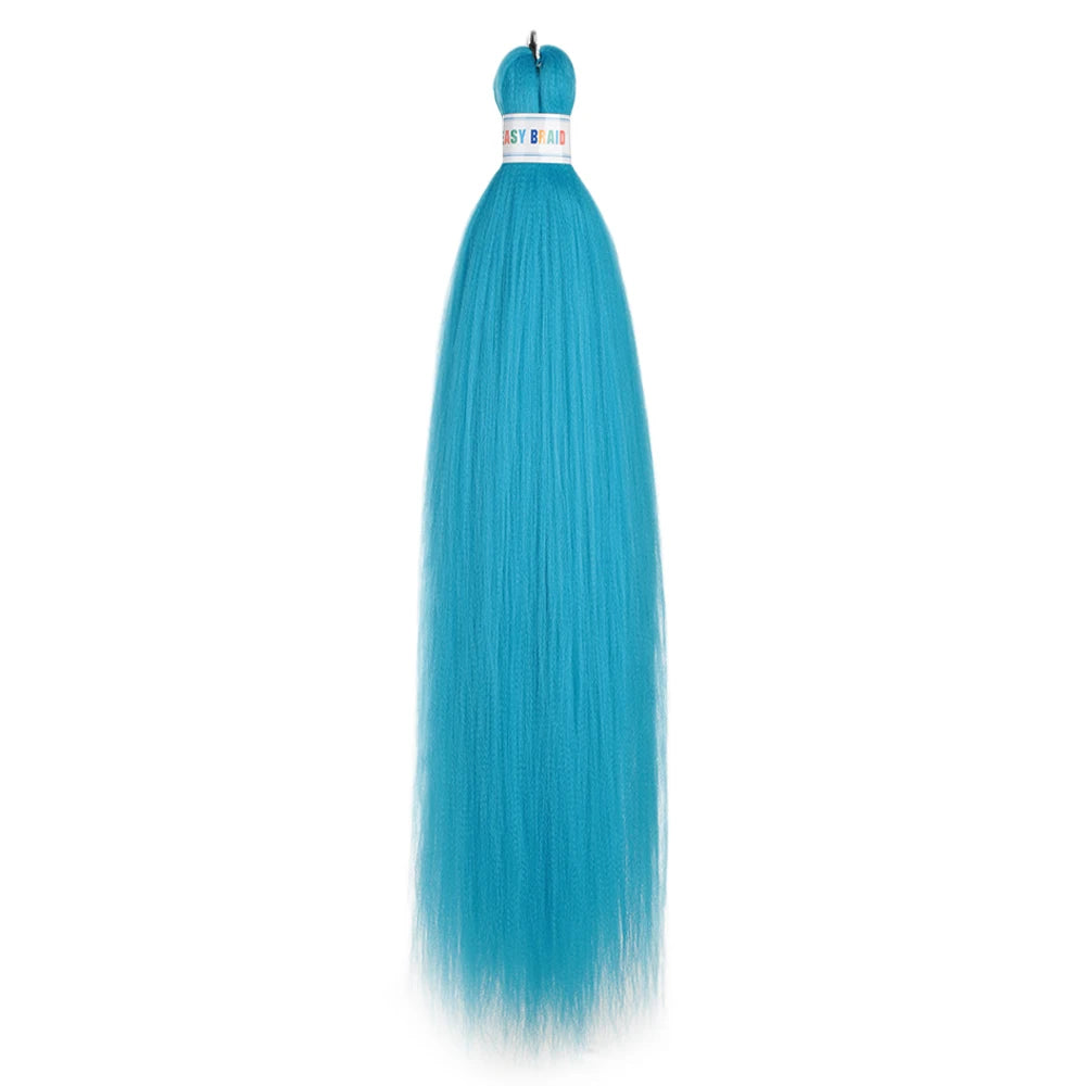 Ez Braid  26Inch Crochet Hair Ombre Pre Stretched Synthetic Braiding Hair Expression