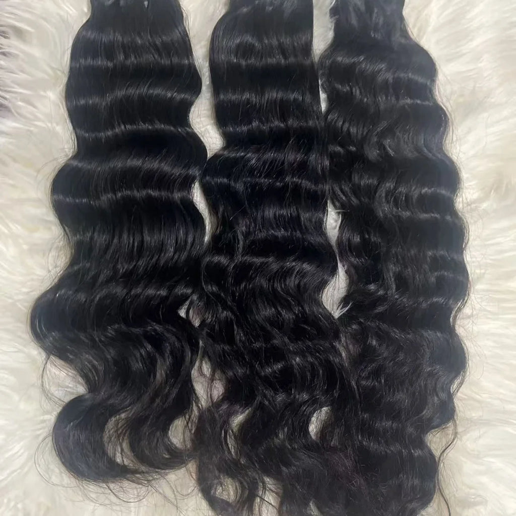 Wholesale Natural Virgin Raw Cuticle Aligned Indian Hair Unprocessed, Human Indian Raw Hair Bundles Vendor