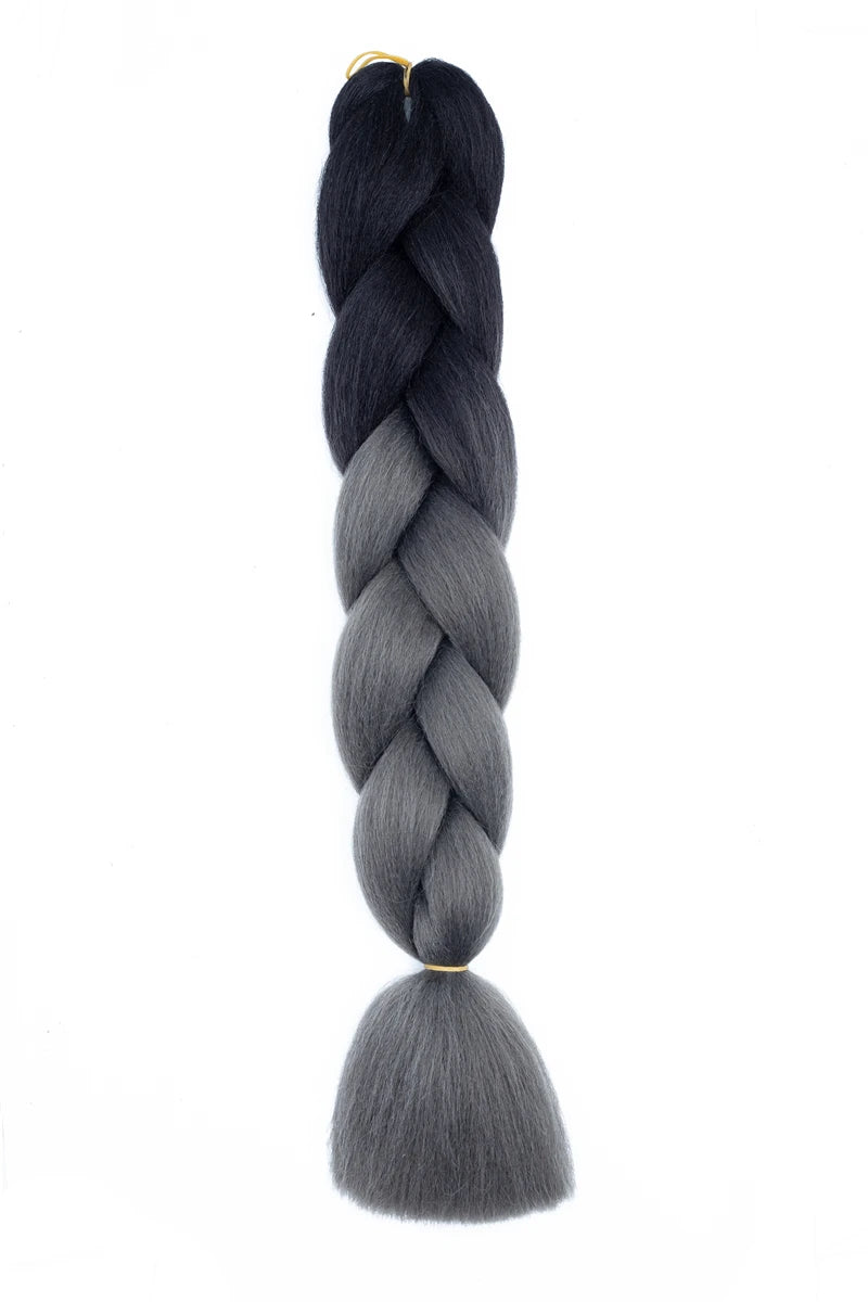 48Inch 100g Super X Synthetic Box Braid Jumbo Braiding Hair Ombre Colored Attachment Hair Expression for Black Women