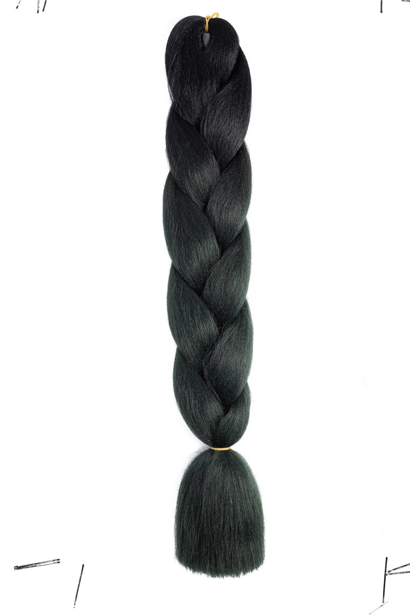 48Inch 100g Super X Synthetic Box Braid Jumbo Braiding Hair Ombre Colored Attachment Hair Expression for Black Women