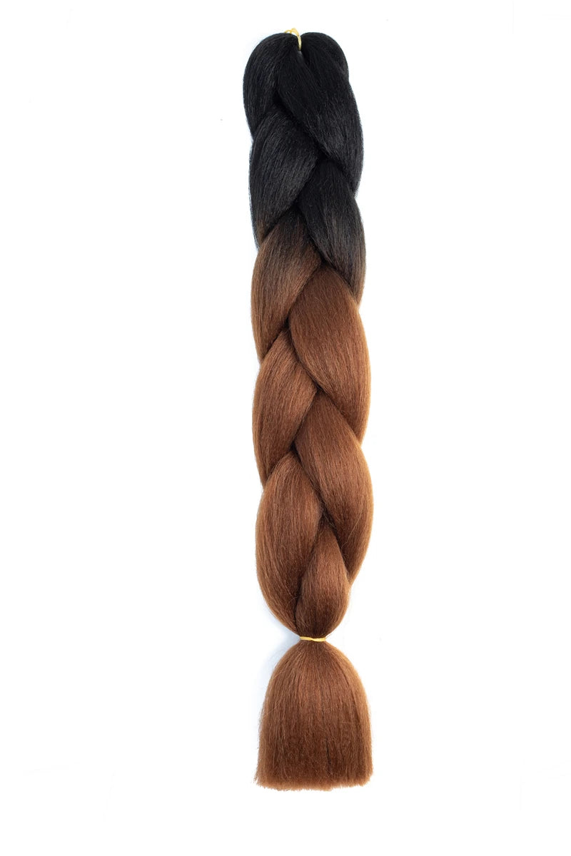 48Inch 100g Super X Synthetic Box Braid Jumbo Braiding Hair Ombre Colored Attachment Hair Expression for Black Women