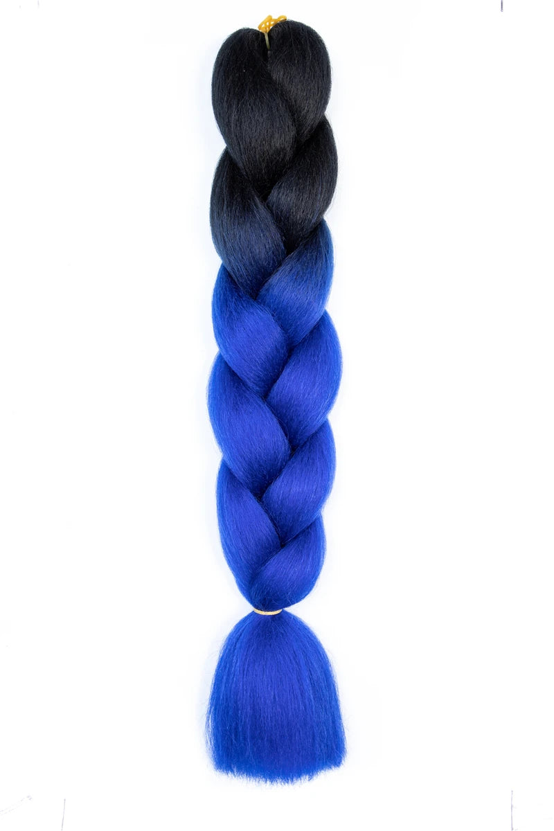 48Inch 100g Super X Synthetic Box Braid Jumbo Braiding Hair Ombre Colored Attachment Hair Expression for Black Women