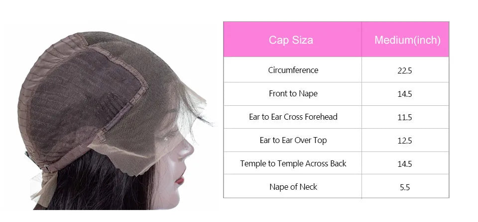 13x4 13x6 Full HD Lace Front Human Hair Wigs Straight 360 Transparent Lace Frontal Wigs Pre Plucked 5x5 Pre-Cut Lace Closure Wig