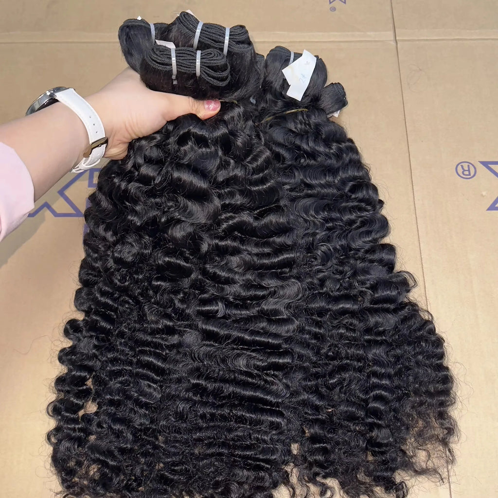 12A Brazilian Virgin Natural Hair Extension Body Natural Wave Raw Cambodian Hair Bundles Raw Indian Burmese Curly Human Hair
