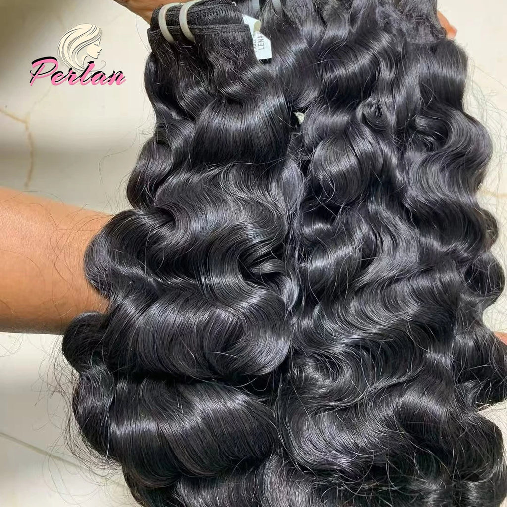 Natural Virgin Curly Human Hair Bundles Raw Indian Hair Extensions Cuticle Aligned Virgin Hair From India