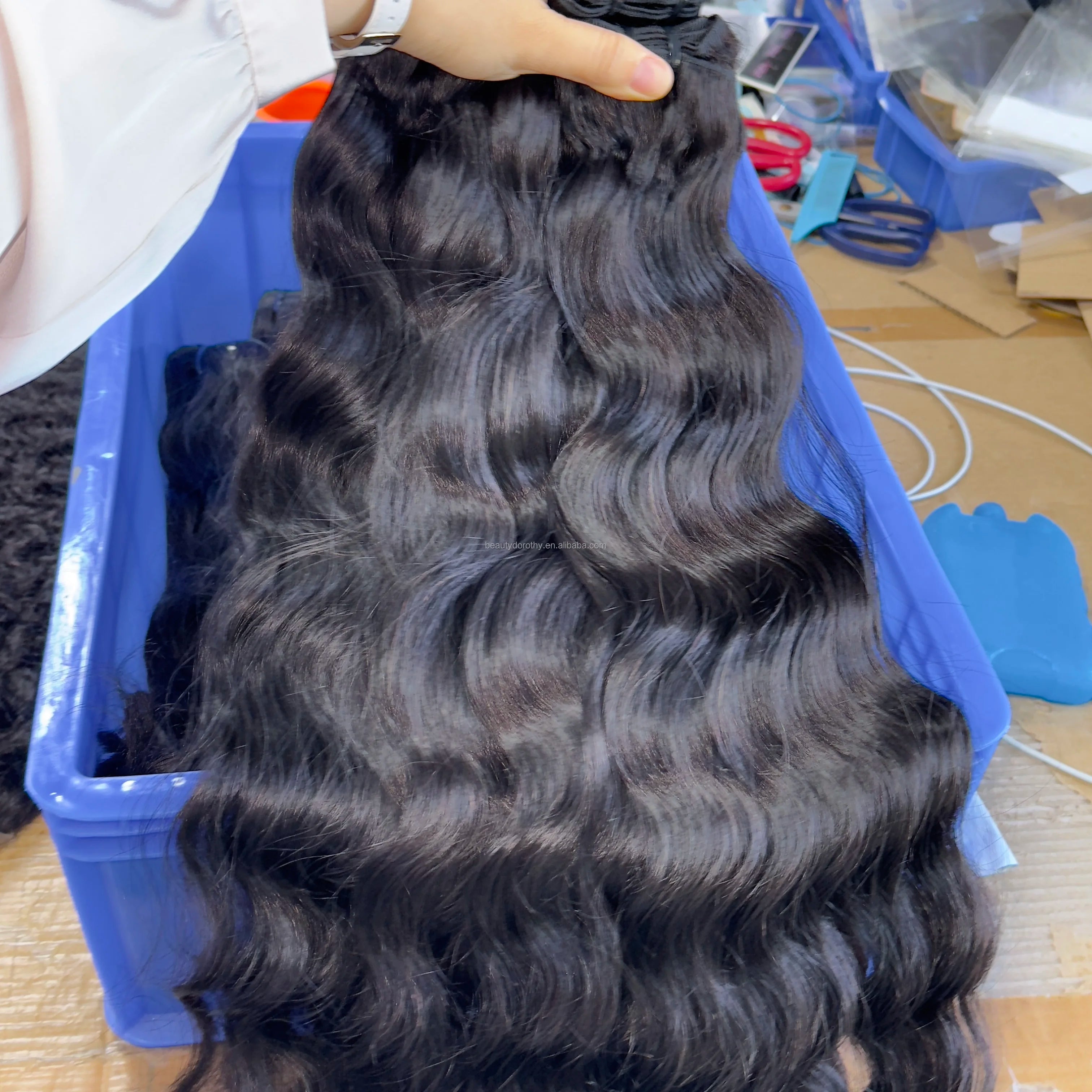 Drop Shipping 100% Unprocessed Virgin Hair Wholesale Burmese Curly Hair Raw Indian Wavy Hair Bundles