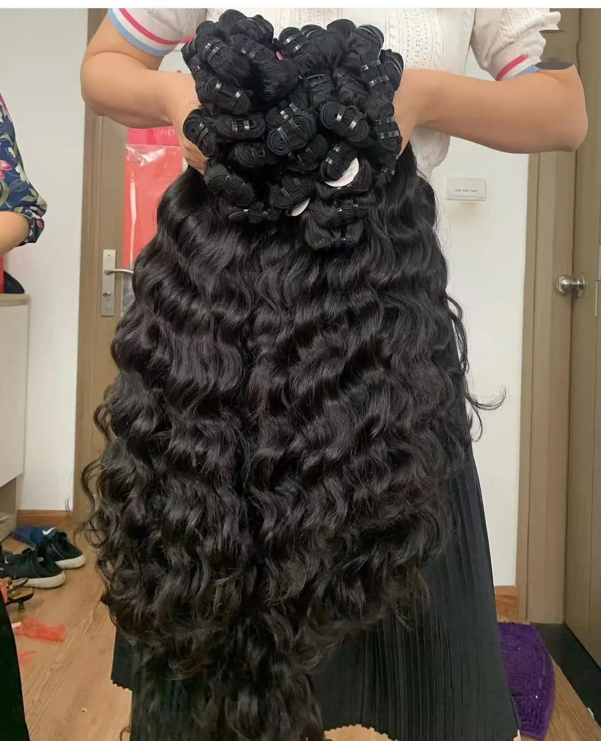 Human Virgin Raw Cambodian Hair Bundles Vendor Wholesale Raw Cuticle Aligned Hair Vietnamese Raw Human Hair Bundles