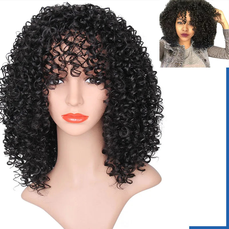 Wig CoverFemale Hair Gold Pink synthetic Wigs Women Brazilian Remy Hair Cheap Popular Hairstyles For Straight And Curly Hair