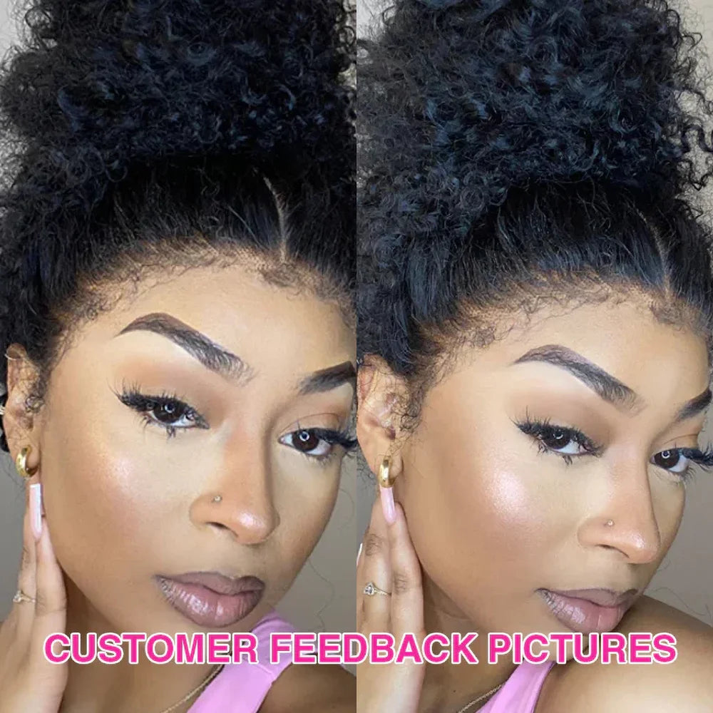 Kinky Curly Wig Human Hair Lace Front Wig Curly Wigs 13x4 Lace Frontal Wig Frontal 13x6 Lace Curly Lace Front Human Hair Wig