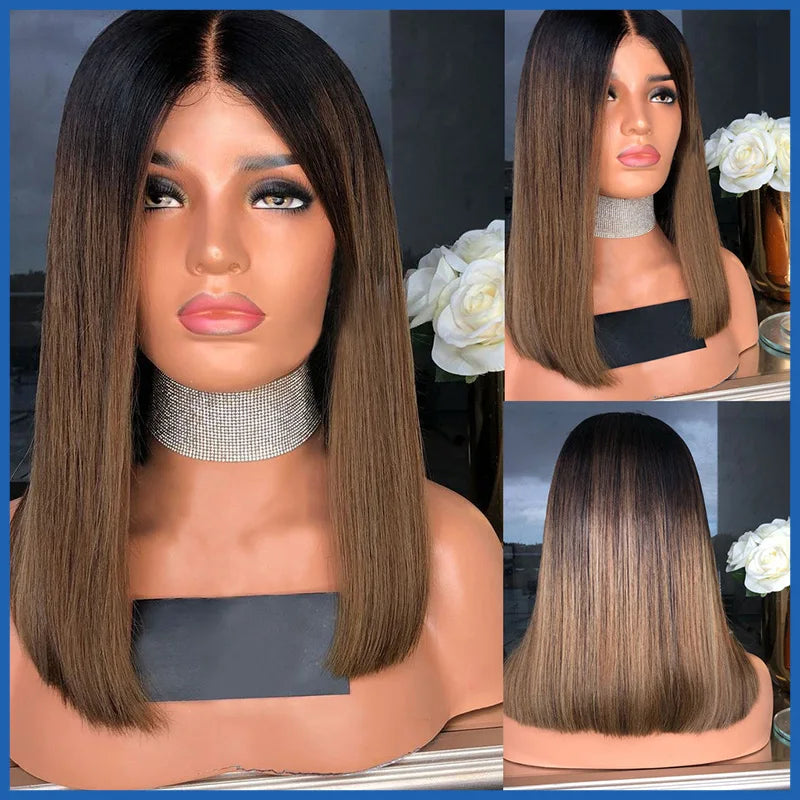 Wig CoverFemale Hair Gold Pink synthetic Wigs Women Brazilian Remy Hair Cheap Popular Hairstyles For Straight And Curly Hair