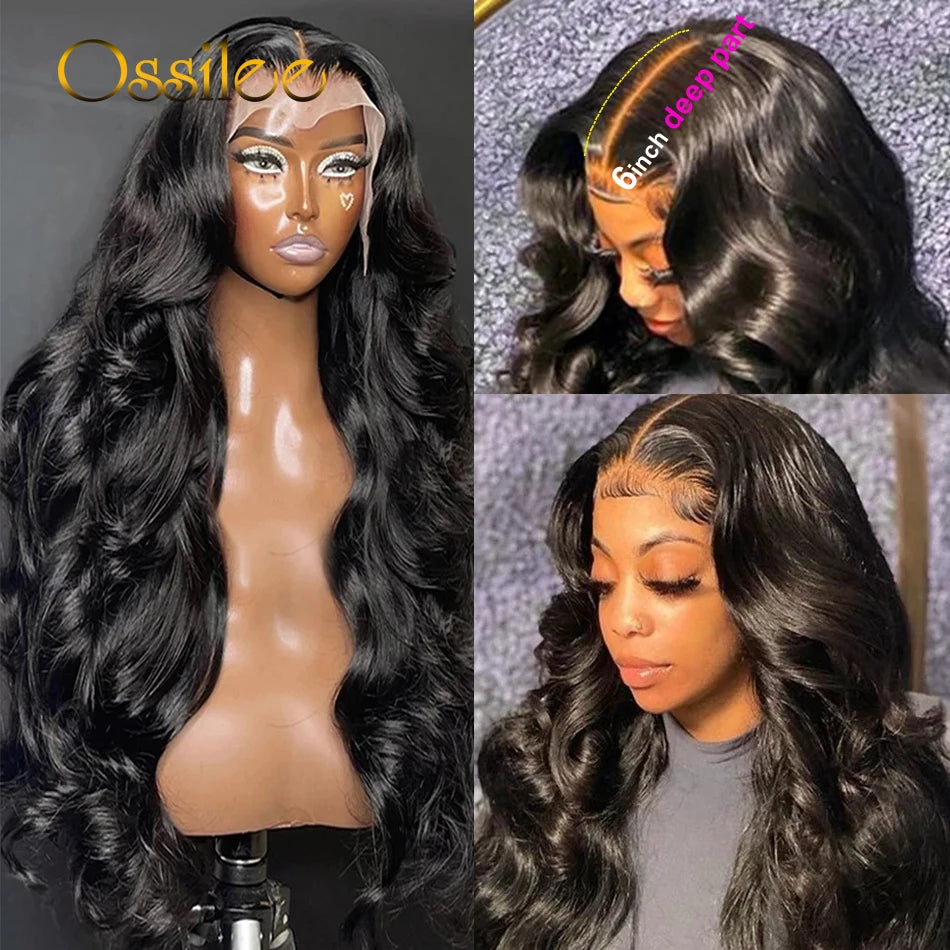 Pre Cut Lace Wig Human Hair Ready to Wear 13x4/13x6 Transparen Lace Frontal Wigs Body Wave 5x5 Closure Wigs 360 Full Lace Wig
