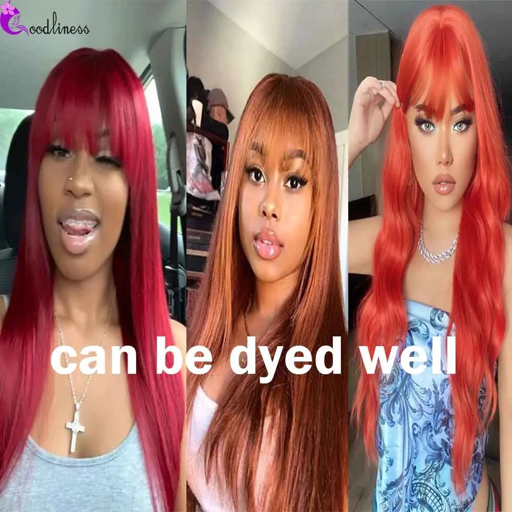 360 Full Lace Frontal Wig Fringe Body Wave Lace Front Wig Human Hair Wigs With Bangs Glueless Brazilian Wigs On Sale Clearance