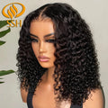 Water Wave Glueless 13*4 Wig  Lace Wig 180% Pre-Plucked Natural Wave Wear Go Glueless Curly Human Hair Wigs For Women