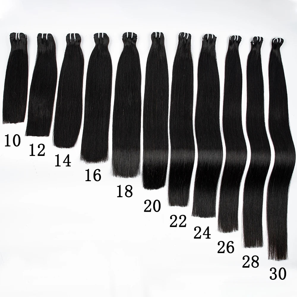 Nabi 18A Raw Vietnamese Human Hair Bundle Silky Straight Human Hair Weaving Bundles 6-30 inch Sew-in Wigs For Black Women