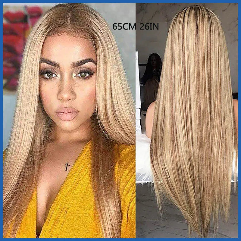 Wig CoverFemale Hair Gold Pink synthetic Wigs Women Brazilian Remy Hair Cheap Popular Hairstyles For Straight And Curly Hair