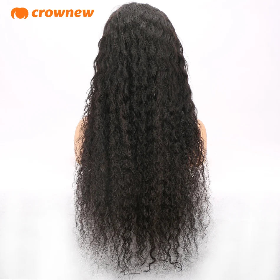 Glueless Wigs Curly Human Hair Wig 13x6 HD Lace Front Human Hair Wig Loose Water Wave Curly 13x4 Lace Frontal Wig Human Hair