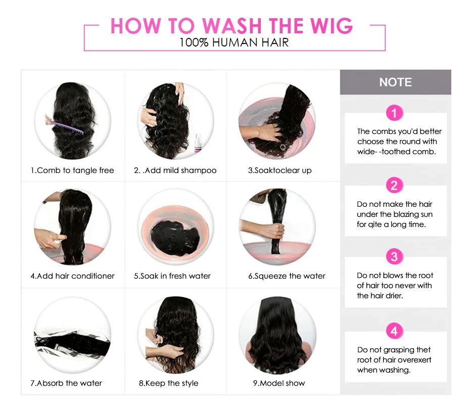 Headband Wigs-Water Wave Headband Wigs Human Hair For Women, 16-24 Inches Remy Hair Full Machine Made Black Curly Hair Band Wigs