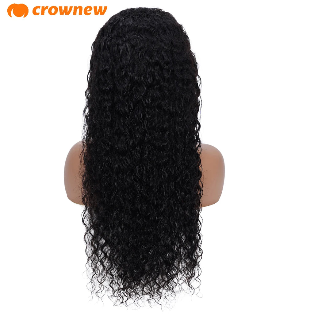 Glueless Wigs Curly Human Hair Wig 13x6 HD Lace Front Human Hair Wig Loose Water Wave Curly 13x4 Lace Frontal Wig Human Hair