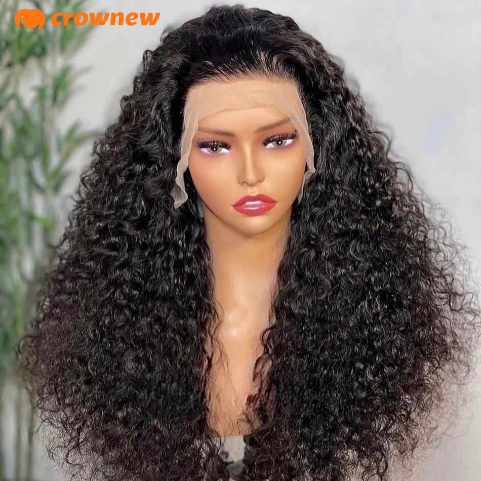 Glueless Wigs Curly Human Hair Wig 13x6 HD Lace Front Human Hair Wig Loose Water Wave Curly 13x4 Lace Frontal Wig Human Hair