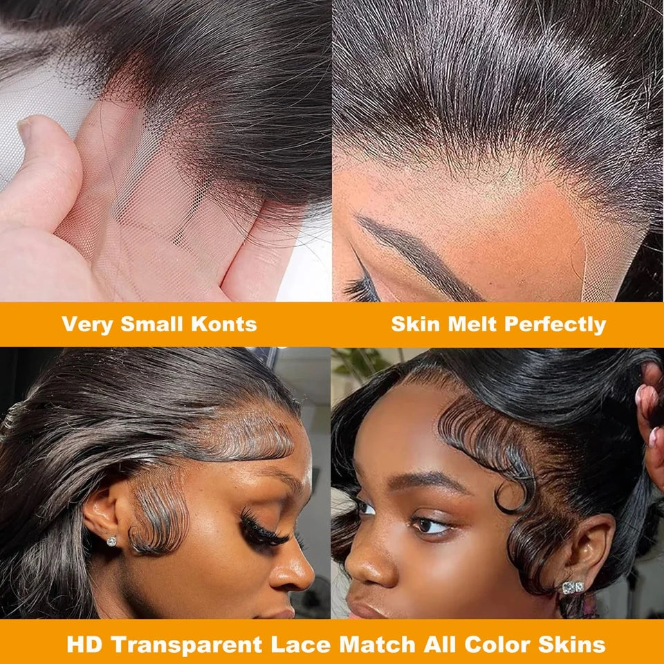 Body Wave Lace Front Wigs Human Hair 13x4 HD Lace Front Wigs Human Hair Pre Plucked Body Wave 13x6 Lace Frontal Wigs Human Hair