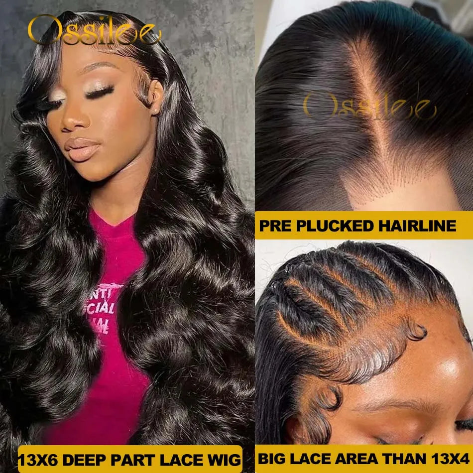 Body Wave Lace Front Wigs Human Hair 13x4 HD Lace Front Wigs Human Hair Pre Plucked Body Wave 13x6 Lace Frontal Wigs Human Hair