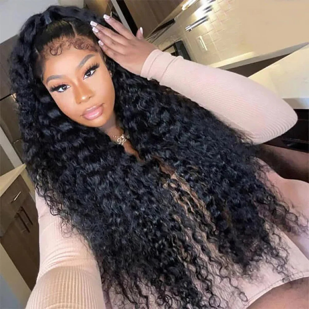 Kinky Curly Wig Human Hair Lace Front Wig Curly Wigs 13x4 Lace Frontal Wig Frontal 13x6 Lace Curly Lace Front Human Hair Wig