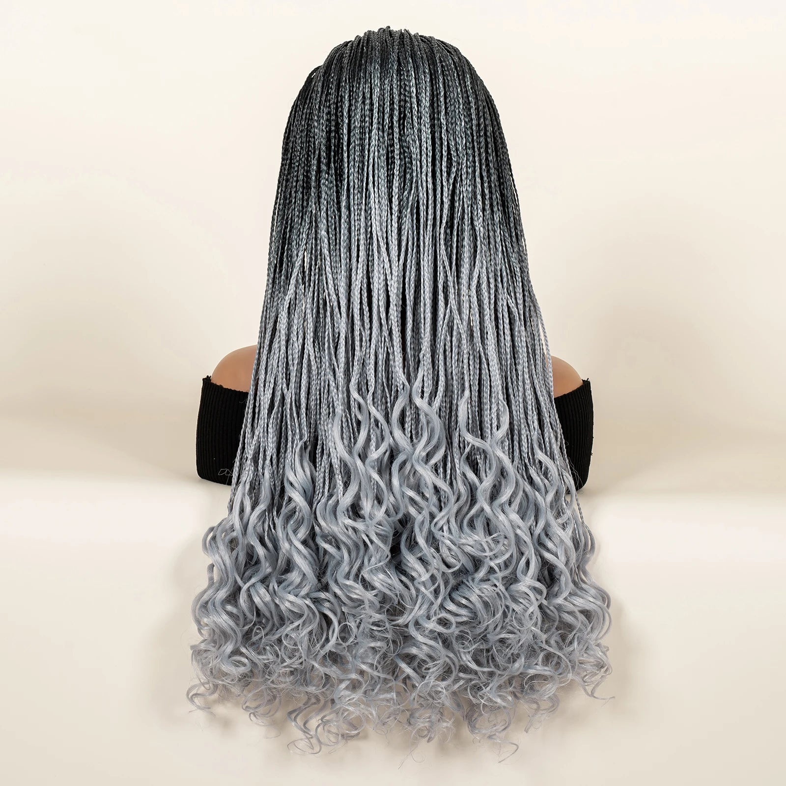 Headband  Braided Wig Synthetic Braid Wig with Hair Band for Women Machine Made Braided Wig 28 Inch Women Wigs