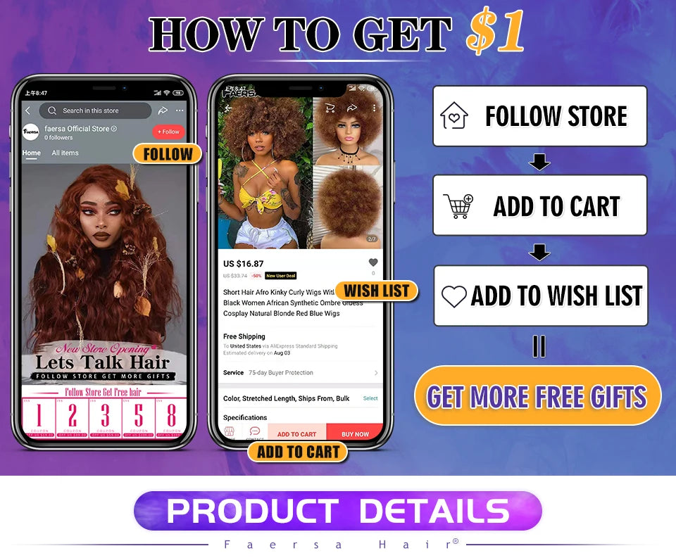 Latisha Synthetic HD Lace Front Wigs Curly Pre Plucked Lace Frontal Wig with Bangs for Women Highlight 13X6 13X5X1 with Babyhair