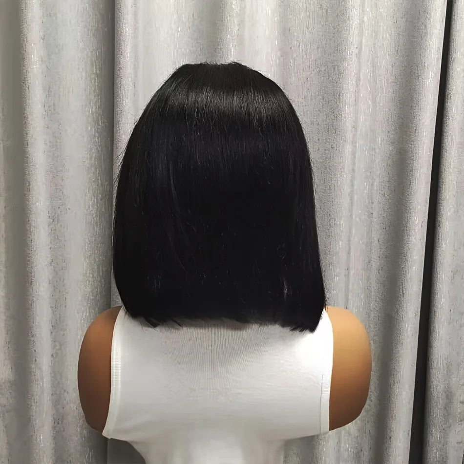 Headband Bob Wigs Human Hair Short Straight Bobo Wigs for Women Full Machine Made Brazilian Hair Hairband Wigs Head Band Bob Wig