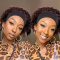 Headband  Wig Short Curly Human Hair Wig Brazilian Wigs For Black Women Remy Full Machine Made human hair wig