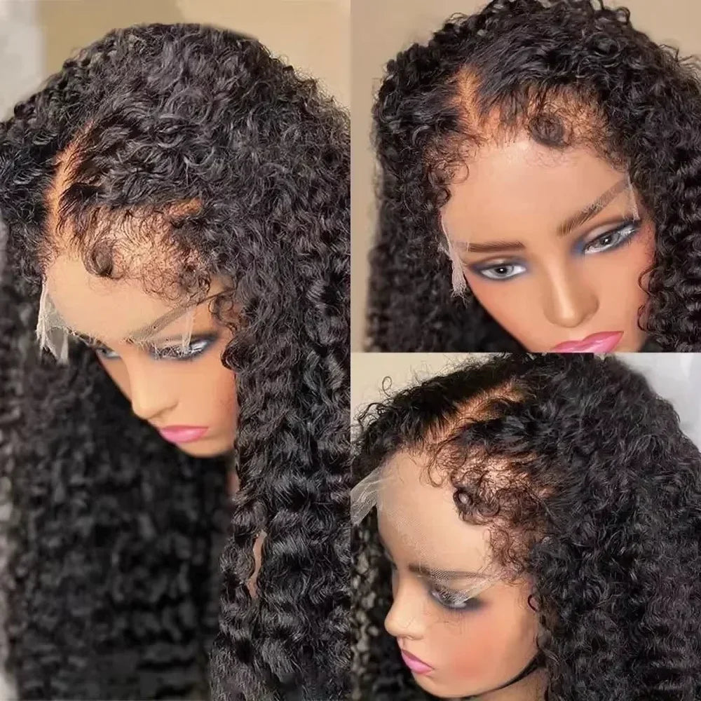Kinky Curly Wig Human Hair Lace Front Wig Curly Wigs 13x4 Lace Frontal Wig Frontal 13x6 Lace Curly Lace Front Human Hair Wig
