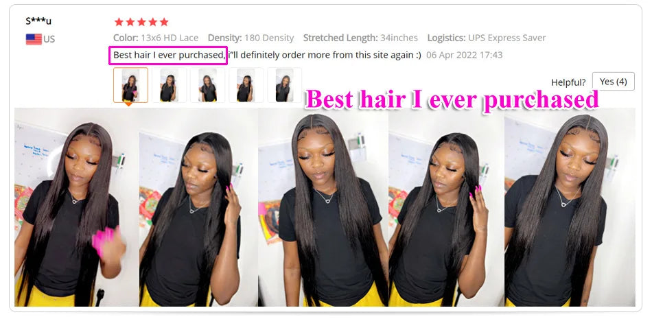 13x4 13x6 Full HD Lace Front Human Hair Wigs Straight 360 Transparent Lace Frontal Wigs Pre Plucked 5x5 Pre-Cut Lace Closure Wig