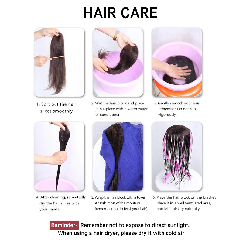 100% Human Hair Natural Forehead Fringes Hair 3D French Bangs Wig for Women Hair Pieces Head Curtain Piece Eight Shaped Bangs