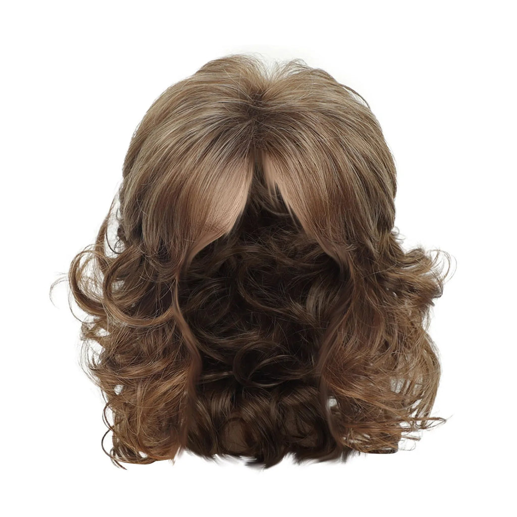 Wig CoverFemale Hair Gold Pink synthetic Wigs Women Brazilian Remy Hair Cheap Popular Hairstyles For Straight And Curly Hair